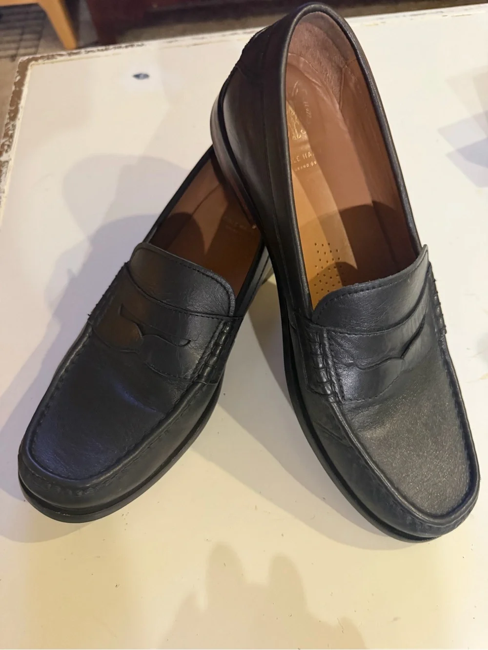 Cole Haan Pinch Grand Classic Penny Loafers Men’s 11M Black Leather Grand.ØS